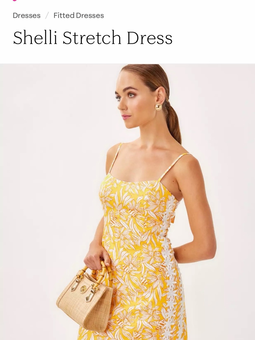 Lilly Pulitzer Honeycomb Hideaway Shelli Stretch Dress - Picture 7 of 7